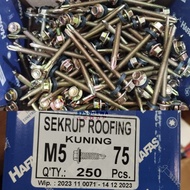 ROOFING SCREW M5 x 75mm / ROOFING SCREW 7.5cm / ROOFING SCREW 3"
