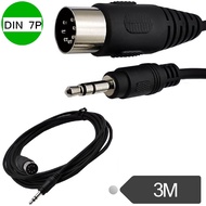 Maker Digital,,, Big din 7Pin To 3.5mm Male Computer Tv Mobile Phone MP3 Audio Video Cable DIN7P Len