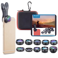 APL-DG10 手機鏡頭 10合1 套裝 APEXEL Mobile Phone Accessories 10 in 1 Kit Fisheye Wide Angle Macro Lens Mobi