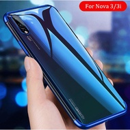 Cases for Huawei Nova 3 3i 3e 2i 2 Plus lite Case Back Phone Cover Plating Soft TPU Protective cover