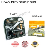 Stapling Machine Kayu Heavy Duty Stapler Gun With Lock 3 in 1 Woodwork Tacker 4-8mm / 4-14mm