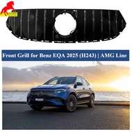 AMG Style Front Grille Bumper Black Grill Racing Grills for Mercedes Benz EQA 2025 (H243) ABS Electr