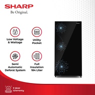 SHARP KULKAS 1 PINTU 1 DOOR REFRIGERATOR SJX197MG DANDELION SERIES