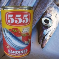 (Bundle Of 3,6) 555 Sardines 425g In Hot Tomato Sauce 425g Chili Hot Spicy Canned Philippines