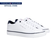 Tommy Hilfiger รองเท้าผ้าใบผู้ชาย รุ่น FM0FM04731 YBS - สีขาว