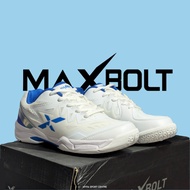 Kasut Badminton Maxbolt Tour Pro | White/Blue