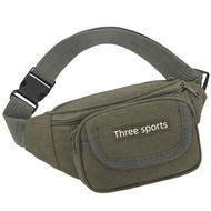 wallet for man wallet lelaki Mobile Phone Waist Bag Men's Work Site Work Waterproof Belt Bag Canvas 