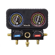 Manifold gauge set for car aircon with complete adaptor R134a/R22/R600