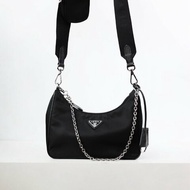 二手Prada hobo 三合一鏈條包