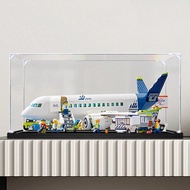 Lego Acrylic Display Box For lego 60367 Passenger Plane Popmart Figurine Labubu Zimomo forShoes Snea