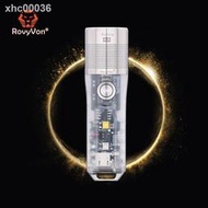 RovyVon銳孚A28迷你EDC夜光便攜充電強光防水黑科技小手電筒   路購物市   路購物市集