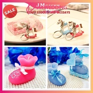 Baby Birthday Keychain/Boot Candle Lilin Comel Rantai Kunci-Doorgift/Souvenir Gift Party Hadiah JM
