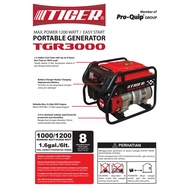 Genset 1200W TGR3000 TIGER X MUSTANG MG2500AVR / Power Generator 1200 Watt 4 Tak TGR 3000 MG 2500AVR