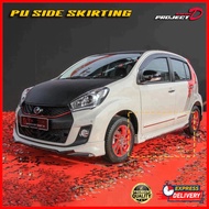 💥Ready Stock💥 Myvi G2 Icon **2015~2017** G.U Design PU Side Skirting Set ( Without Paint )