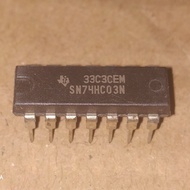 IC 74HC03 CD74HC03 HD74HC03 M74HC03 MC74HC03 MM74HC03 MN74HC03 SN74HC03 TC74HC03 SERIES 7400 TTL SN7