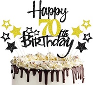 palasasa 70th Birthday Cake Decoration Happy 70th Birthday Cake Topper 70th Cake Decoration 70th Cak