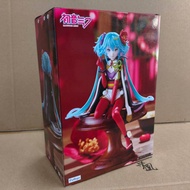 [Okayama Toy Tangled] FURYU Hatsune Miku Flower Fairy Camellia Instant Noodle Cover Scenery Doll