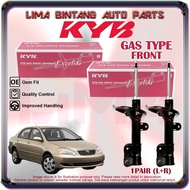 ( 1Pair ) Toyota Corolla Altis ZZE121 ZZE122 Front Shock Absorber Gas KAYABA KYB (2001-2007)