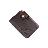 Ví đựng thẻ card holder da bò thật thương hiệu Longdo Leather - C02