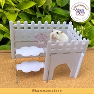 A5 Acrylic Hideout Hamster House | Mini Castle Acrylic Hamster | Hamster Platform | Hamster Toys