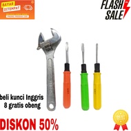 KUNCI INGGRIS 8-BELI KUNCI INGGRIS 8 GRATIS OBENG SERBAGUNA-PAKET KUNCI INGGRIS 8INC DAN OBENG SERBA