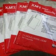 100Pcs A4 Plastic Punched Pockets Folders Filing 11 Holes Loose Leaf Documents Sheet Protectors Tran