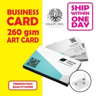 Business card 260gsm art card