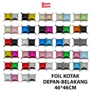 Foil Balloon Backdrop Decoration Box/ Square Front Back 46*46CM