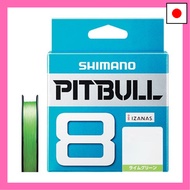 Shimano PE Line Pitbull 8-strand braided 150m 0.6号 Lime Green 14.5lb PL-M58R