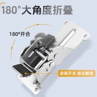 90 Degree Self-Locking Folding Hinges Heavy Folding Table Leg Hinges Accessories Furniture Coffee Ta