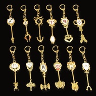 Anime Merchandise Fairy Tail Twelve Constellation Keychain Lucy Constellation Zodiac Star Key Pendan