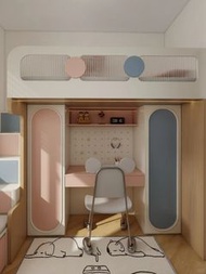 最新四組組合床設計出爐！ 高架床 loft bed L型床 L-shaped bed, bunk bed 雙層床 錯層床 staggered bed 小戶型改造 子母床Trundle Bed for 