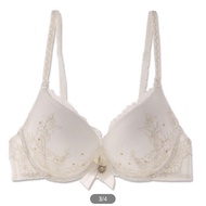 EBLIN (Korea) Women Ladies White Ultra Push-up Bra Size 80A