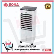 Sona 5L Evaporative Air Cooler with Remote Control SAC6305 | SAC 6305 (2 Years Warranty on Motor)
