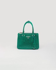 Prada Galleria satin mini-bag with crystals Shoulder Bag