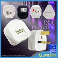SIRIM 13A 3pin Plug Top UK Plugtop Extension Plug Heavy Duty Bakelite Material 3 Pin Fused Plug Kepa