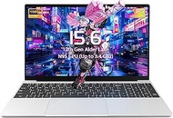15.6" Silver Laptop,12th Gen N95-Beat N5095 (Up to 3.4Ghz), DDR4 32G RAM, 512GB NVME SSD,Win 11 Pro,