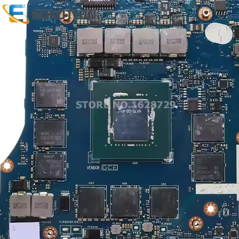 For DELL Alienware 15 R4 17 R5 Laptop Motherboard SR3YY I7-8750H CPU 4.1GHz GTX1070 8GB DDR51 LA-F55