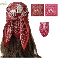 YANGGUA Men's Headscarf, 55x55cm Handshake Print Woman Hip Hop Face Towel, Fashion Peace Dove Breath
