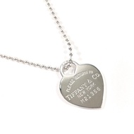 【日本直送 二手美品】 蒂芙尼 TIFFANY&Co. 項鍊 愛心 墜飾 Return to Tiffany 球鏈 925 銀