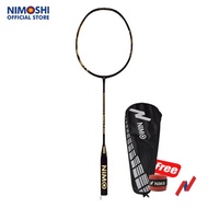 NIMO Raket Badminton SPACEX 200 + FREE Tas &amp; Grip Wave Pattern