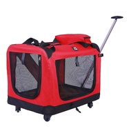 Carrying Rabbit Pet Trolley Bag Cage Portable Cat Cage Kennel Universal Car Cage Cat Nest Dog Tent Trolley