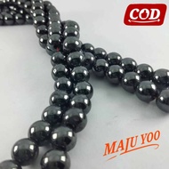 Batu Magnet Bulat 8 Mm Hitam 45 Butir Per Renteng Bahan Untuk Membuat
