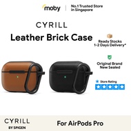 CYRILL by Spigen AirPods Pro Case | Leather Brick Series