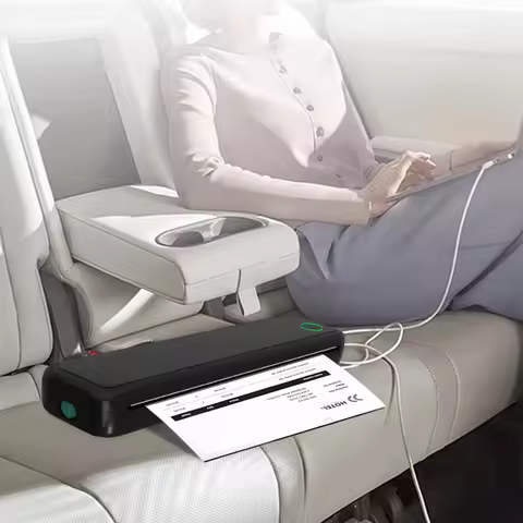 A4 Portable Thermal Printer Inkless BT Thermal A4 Mobile Printer with Printing Paper Min Portable A4
