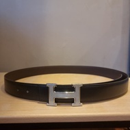 Hermes belt reversible black/ brown Original 105 cm; buckle 32mm