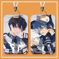 I Can Let Me Go Jane Mushroom Student Slide Card Holder Food Bus Id Protective Case Access Control C