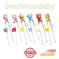 stainless steel kid learning holding chopstick Cute Cartoon chopstick