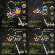 KUMPOO K520Pro, K520S, K520 badminton rackets, pre-strung net + bag + grip [Genuine]