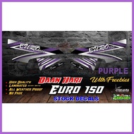 ∈ ㍿ ✢ Daan Hari (Euro 150) Stock Decals / Stickers with freebies